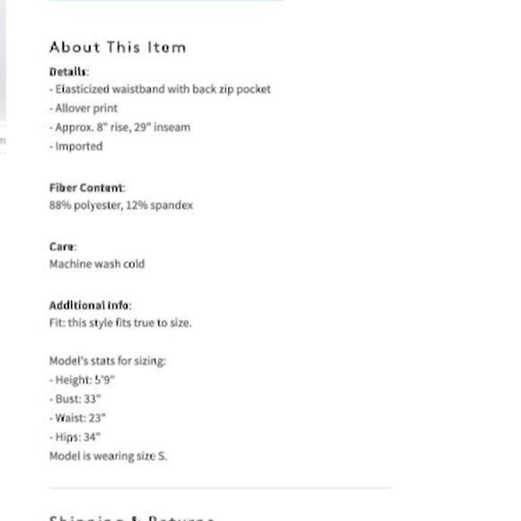 Z BY ZELLA Slim Ikat Legging Teal Blue Black Geometric Printed Active Workout XS - Picture 2 of 8